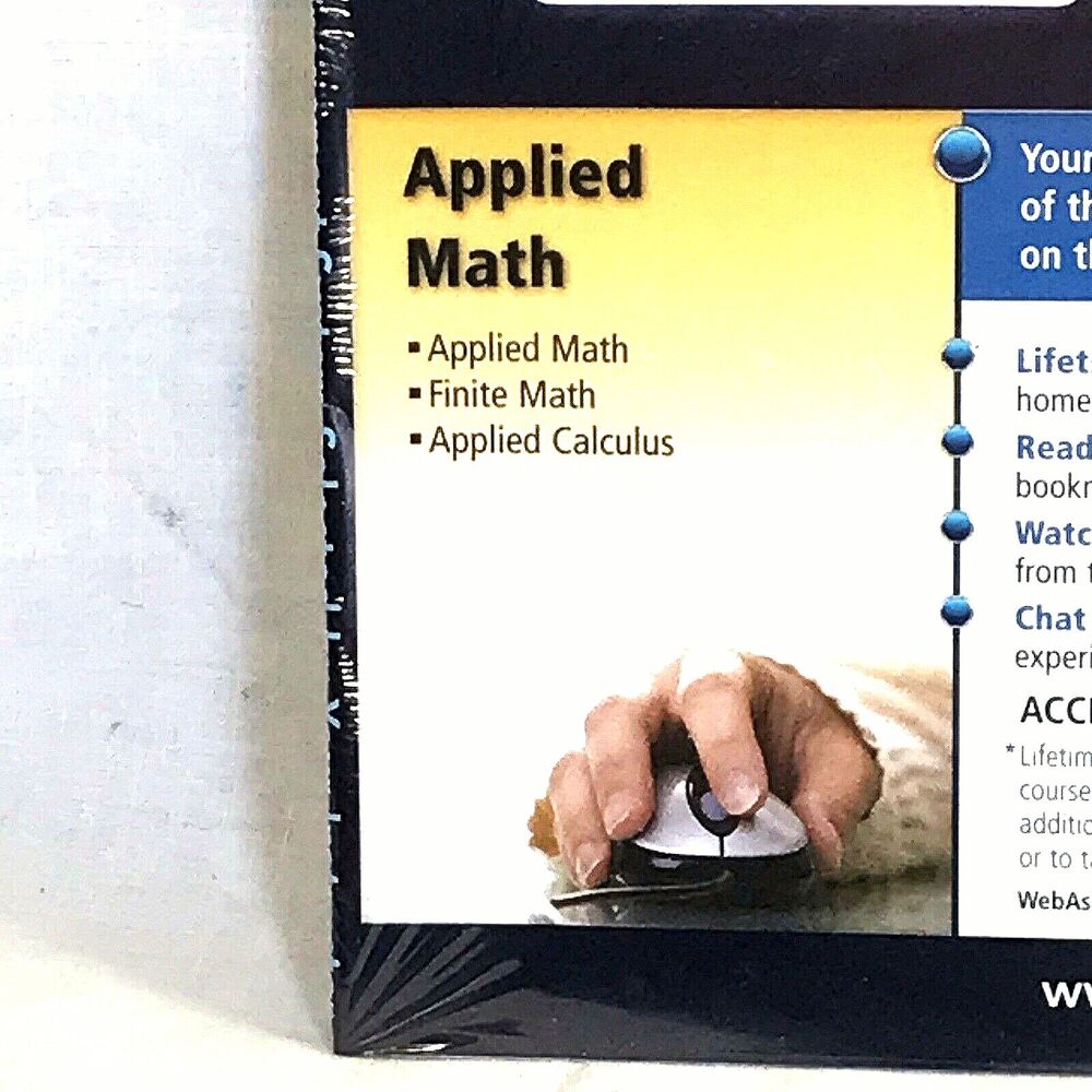Enhanced WebAssign Applied Math Calculus Cengage Learning NEW Sealed Homework - Picture 2 of 11